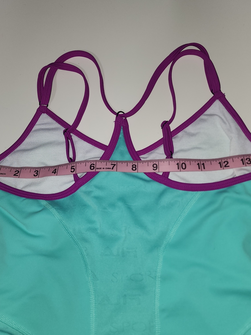 Fila Teal Performance Running Tank - Picture 8 of 11